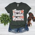 Retro Vintage Every Student Matters Teacher Paraprofessional Women's Heather T-Shirt Heather Forest