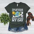 Rotation Of Earth Science Teacher Earth Day Men Women Women's Heather T-Shirt Heather Forest Rotation Of Earth Science Teacher Earth Day Men Women Women's Heather T-Shirt Heather Forest
