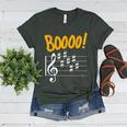 Scary Key Signature Boo Music Halloween Musician Teacher Men Women Women's Heather T-Shirt Heather Forest