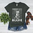 Schrodinger's Cat Dead And Alive Physics Teacher Women's Heather T-Shirt Heather Forest Schrodinger's Cat Dead And Alive Physics Teacher Women's Heather T-Shirt Heather Forest