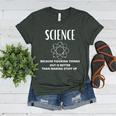 Science Because Figuring Things Out Is Better Teacher Women's Heather T-Shirt Heather Forest Science Because Figuring Things Out Is Better Teacher Women's Heather T-Shirt Heather Forest