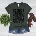 Science Because Figuring Things Out Teacher Scientific Adult Women's Heather T-Shirt Heather Forest Science Because Figuring Things Out Teacher Scientific Adult Women's Heather T-Shirt Heather Forest