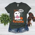 Science Teacher Cute Ghost Halloween Teacher Men Women Women's Heather T-Shirt Heather Forest Science Teacher Cute Ghost Halloween Teacher Men Women Women's Heather T-Shirt Heather Forest