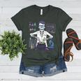 Science Teacher Halloween Skeleton Scientist Chemistry Women's Heather T-Shirt Heather Forest
