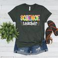 Science Teacher Tie Dye Science Teaching Back To School Women's Heather T-Shirt Heather Forest