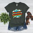 Second Grade Superhero Teacher Student 2nd Grade Comic Retro Women's Heather T-Shirt Heather Forest Second Grade Superhero Teacher Student 2nd Grade Comic Retro Women's Heather T-Shirt Heather Forest