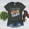 Second Grade Teacher Leopard Pencil 2nd Grade Women Teacher Women's Heather T-Shirt Heather Forest Second Grade Teacher Leopard Pencil 2nd Grade Women Teacher Women's Heather T-Shirt Heather Forest
