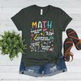 Show Your Work Math Teacher First Day Back To School Women's Heather T-Shirt Heather Forest
