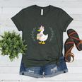 Silly Goose Teacher Club Women's Heather T-Shirt Heather Forest