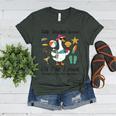 Silly Teacher Goose On The Loose School Out Summer Women Men Women's Heather T-Shirt Heather Forest Silly Teacher Goose On The Loose School Out Summer Women Men Women's Heather T-Shirt Heather Forest