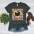 Social Studies Teacher Pencil Heart Leopard Back To School Women's Heather T-Shirt Heather Forest Social Studies Teacher Pencil Heart Leopard Back To School Women's Heather T-Shirt Heather Forest