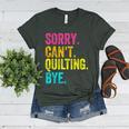 Sorry Can't Quilting Bye Teacher Student Quilting Women's Heather T-Shirt Heather Forest Sorry Can't Quilting Bye Teacher Student Quilting Women's Heather T-Shirt Heather Forest
