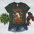 Sorry I'm Booked Ghost Reading Book Lover Teacher Halloween Women's Heather T-Shirt Heather Forest Sorry I'm Booked Ghost Reading Book Lover Teacher Halloween Women's Heather T-Shirt Heather Forest