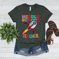Space Middle School Teacher Back To School Men Women Kids Women's Heather T-Shirt Heather Forest Space Middle School Teacher Back To School Men Women Kids Women's Heather T-Shirt Heather Forest