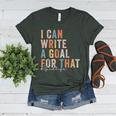 Special Education Teacher I Can Write A Goal For That Sped Women's Heather T-Shirt Heather Forest