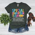 Special Education Team Definition Retro Ed Team Crew Teacher Women's Heather T-Shirt Heather Forest
