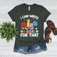 Special Education i Can Write a Goal For That Sped Teacher Women's Heather T-Shirt Heather Forest