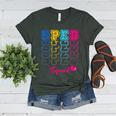 SPED Squad Proud Special Education Para Teacher Colorful Women's Heather T-Shirt Heather Forest