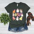 SPED Teacher Halloween Spooky Special Education Team Men Women Kids Women's Heather T-Shirt Heather Forest