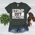 Stomp Out Bullying Back To School Education Teacher Women's Heather T-Shirt Heather Forest