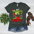 My Students Stole My Heart Teacher Holiday Merry Christmas Women's Heather T-Shirt Heather Forest