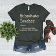 Substitute Teacher Like A Normal Teacher But Cooler Women's Heather T-Shirt Heather Forest Substitute Teacher Like A Normal Teacher But Cooler Women's Heather T-Shirt Heather Forest