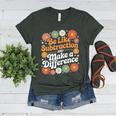Be Like Subtraction Make A Difference Teacher Student Math Women's Heather T-Shirt Heather Forest