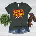 Super Teacher Superhero Back To School Teacher's Women's Heather T-Shirt Heather Forest Super Teacher Superhero Back To School Teacher's Women's Heather T-Shirt Heather Forest
