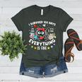 I Survived 100 Days Of School Teacher Kids Cat Lover Women's Heather T-Shirt Heather Forest I Survived 100 Days Of School Teacher Kids Cat Lover Women's Heather T-Shirt Heather Forest
