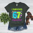 I Survived 67 Days Of School 67 Meme Science Teacher Women's Heather T-Shirt Heather Forest I Survived 67 Days Of School 67 Meme Science Teacher Women's Heather T-Shirt Heather Forest