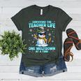Surviving The Teacher Life Pjs Pajamas Christmas Xmas Teache Women's Heather T-Shirt Heather Forest