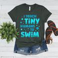 Swimming Teacher I Teach Tiny Humans To Swim Swim Instructor Women's Heather T-Shirt Heather Forest