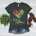 It Takes A Big Heart To Shape Little Minds Teacher Student Men Women Kids Women's Heather T-Shirt Heather Forest It Takes A Big Heart To Shape Little Minds Teacher Student Men Women Kids Women's Heather T-Shirt Heather Forest