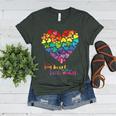 It Takes a Big Heart To Shape Little Minds Teacher Women's Heather T-Shirt Heather Forest