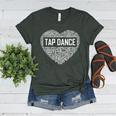 Tap Dance Heart Lover Tap Dancer Dancing Teacher For Men Women Girls Kids Women's Heather T-Shirt Heather Forest