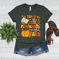 I Teach The Coolest Pumpkins In The Patch Teacher Halloween Women's Heather T-Shirt Heather Forest I Teach The Coolest Pumpkins In The Patch Teacher Halloween Women's Heather T-Shirt Heather Forest
