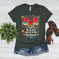 I Teach The Cutest Apples In The Orchard Cute Fall Teacher Women's Heather T-Shirt Heather Forest