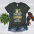 I Teach The Cutest Bees In The Beehive Kindergarten Teacher Women's Heather T-Shirt Heather Forest