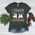 I Teach The Cutest Little Penguins Cute School Teacher Tee Women's Heather T-Shirt Heather Forest I Teach The Cutest Little Penguins Cute School Teacher Tee Women's Heather T-Shirt Heather Forest