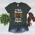 I Teach The Cutest Pre-K Pilgrims Thanksgiving Teacher Item Women's Heather T-Shirt Heather Forest
