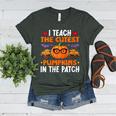 I Teach The Cutest Pumpkins In The Patch Halloween Teacher Women's Heather T-Shirt Heather Forest I Teach The Cutest Pumpkins In The Patch Halloween Teacher Women's Heather T-Shirt Heather Forest