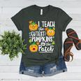 I Teach The Cutest Pumpkins In The Patch Teacher Women's Heather T-Shirt Heather Forest I Teach The Cutest Pumpkins In The Patch Teacher Women's Heather T-Shirt Heather Forest