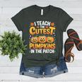 I Teach The Cutest Pumpkins Shirt Teachers Halloween Women's Heather T-Shirt Heather Forest I Teach The Cutest Pumpkins Shirt Teachers Halloween Women's Heather T-Shirt Heather Forest