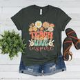 Teach Love Inspire Retro Groovy Daisy Back To School Teacher For Men Women Kids Women's Heather T-Shirt Heather Forest Teach Love Inspire Retro Groovy Daisy Back To School Teacher For Men Women Kids Women's Heather T-Shirt Heather Forest