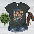 Teach Them Love Them Watch Them Grow Retro Teacher Floral Women's Heather T-Shirt Heather Forest Teach Them Love Them Watch Them Grow Retro Teacher Floral Women's Heather T-Shirt Heather Forest