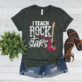 I Teach Rock Stars Music Teacher Guitar Player Women's Heather T-Shirt Heather Forest I Teach Rock Stars Music Teacher Guitar Player Women's Heather T-Shirt Heather Forest