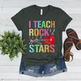 I Teach Rockstars Band Vibes Teacher Rocks My Music Teaching Women's Heather T-Shirt Heather Forest I Teach Rockstars Band Vibes Teacher Rocks My Music Teaching Women's Heather T-Shirt Heather Forest