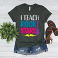 I Teach Rockstars Tee Orchestra Music Teacher Back To School Women's Heather T-Shirt Heather Forest I Teach Rockstars Tee Orchestra Music Teacher Back To School Women's Heather T-Shirt Heather Forest