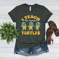 I Teach The Smartest Turtles Thanksgiving Proud Teacher Job Women's Heather T-Shirt Heather Forest I Teach The Smartest Turtles Thanksgiving Proud Teacher Job Women's Heather T-Shirt Heather Forest