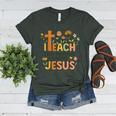 I Teach Tiny Humans About Jesus Christian Teacher Religious Women's Heather T-Shirt Heather Forest I Teach Tiny Humans About Jesus Christian Teacher Religious Women's Heather T-Shirt Heather Forest